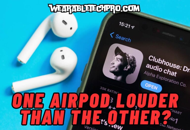 One Airpod Louder Than The Other